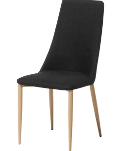 Beliani Tuoli Kangas Musta 2 Kpl Clayton Flash Sale