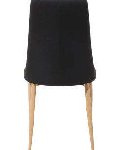 Beliani Tuoli Kangas Musta 2 Kpl Clayton Flash Sale