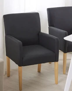 Beliani Tuoli Kangas Musta Rockefeller Discount