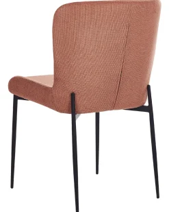 Beliani Tuoli Kangas Ruskea 2 Kpl Ada Discount