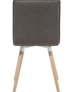 Beliani Tuoli Kangas Ruskeanharmaa 2 Kpl Brooklyn Sale