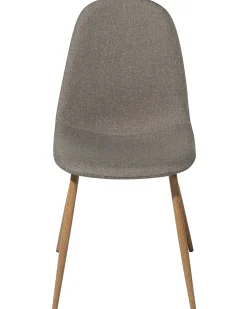 Beliani Tuoli Kangas Ruskeanharmaa 2 Kpl Bruce Discount