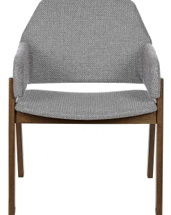 Beliani Tuoli Kangas Tumma Puu/Harmaa 2 Kpl Albion Best Sale