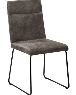 Beliani Tuoli Kangas Tummanharmaa 2 Kpl Nevada New