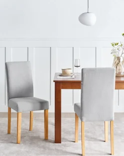 Beliani Tuoli Kangas Tummanharmaa 2 Kpl Broadway Clearance