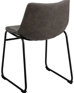 Beliani Tuoli Kangas Tummanharmaa 2 Kpl Batavia Hot