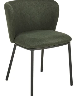 Beliani Tuoli Kangas Tummanvihrea 2 Kpl Mina Online