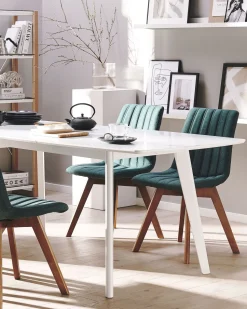 Beliani Tuoli Kangas Tummanvihrea 2 Kpl Calgary Store