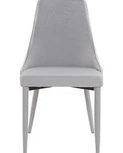 Beliani Tuoli Kangas Vaaleanharmaa 2 Kpl Camino New