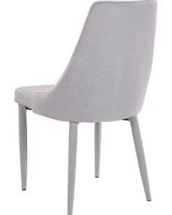 Beliani Tuoli Kangas Vaaleanharmaa 2 Kpl Camino New