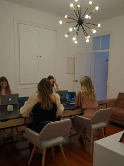 Beliani Tuoli Kangas Vaaleanharmaa 2 Kpl Chicago Online