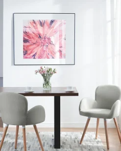 Beliani Tuoli Kangas Vaaleanharmaa 2 Kpl Brookville Best Sale