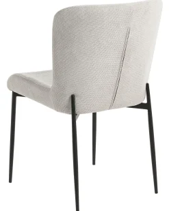 Beliani Tuoli Kangas Vaaleanharmaa 2 Kpl Ada New