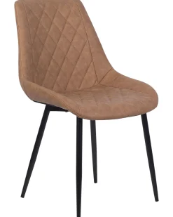 Beliani Tuoli Keinonahka Kullanruskea 2 Kpl Maribel Clearance