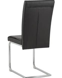 Beliani Tuoli Keinonahka Musta 2 Kpl Rovard Best