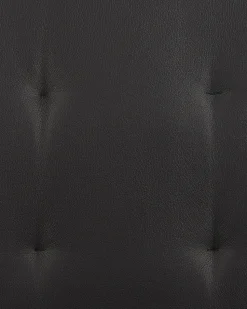 Beliani Tuoli Keinonahka Musta 2 Kpl Rovard Best