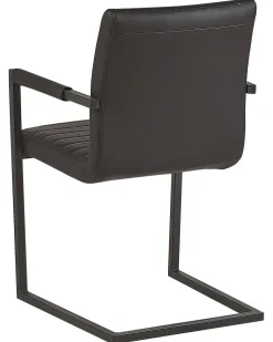 Beliani Tuoli Keinonahka Musta 2 Kpl Buford Discount