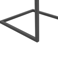 Beliani Tuoli Keinonahka Musta 2 Kpl Buford Discount