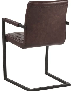 Beliani Tuoli Keinonahka Ruskea 2 Kpl Buford Online