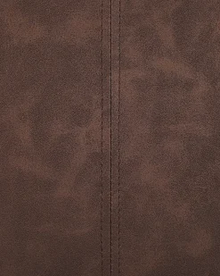 Beliani Tuoli Keinonahka Ruskea 2 Kpl Clayton Discount