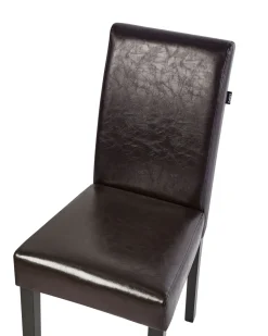 Beliani Tuoli Keinonahka Tummanruskea 2 Kpl Broadway New