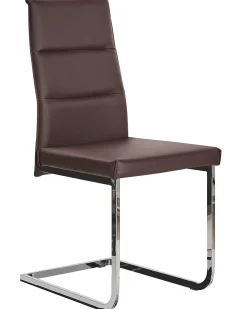 Beliani Tuoli Keinonahka Tummanruskea 2 Kpl Rockford Cheap