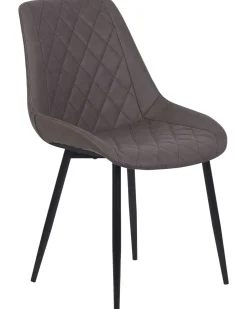 Beliani Tuoli Keinonahka Tummanruskea 2 Kpl Maribel Fashion