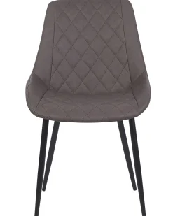 Beliani Tuoli Keinonahka Tummanruskea 2 Kpl Maribel Fashion