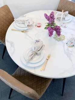 Beliani Tuoli Keinonahka Vaaleanruskea 2 Kpl Montana Flash Sale