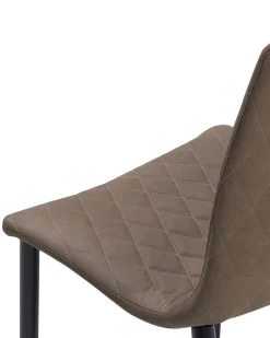 Beliani Tuoli Keinonahka Vaaleanruskea 2 Kpl Montana Flash Sale