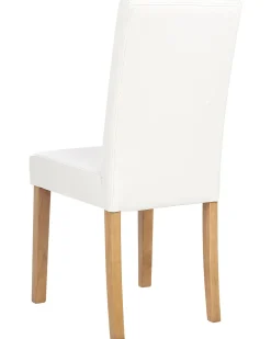 Beliani Tuoli Keinonahka Valkoinen 2 Kpl Broadway Best