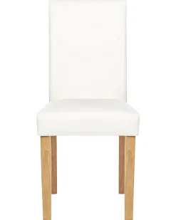 Beliani Tuoli Keinonahka Valkoinen 2 Kpl Broadway Best