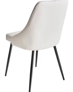 Beliani Tuoli Keinonahka Valkoinen 2 Kpl Valerie Cheap