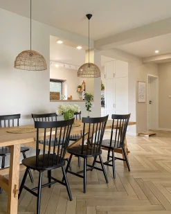 Beliani Tuoli Kumipuu Musta 2 Kpl Burges New