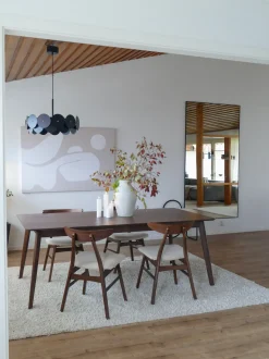 Beliani Tuoli Kumipuu Tumma Puu/Valkoinen 2 Kpl Lynn Flash Sale