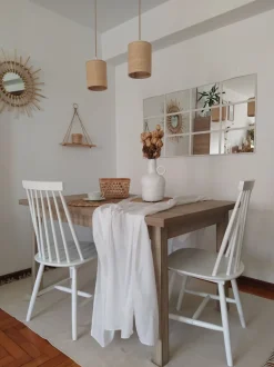 Beliani Tuoli Kumipuu Valkoinen 2 Kpl Burbank Cheap