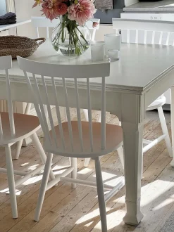 Beliani Tuoli Kumipuu Valkoinen 2 Kpl Burges Shop