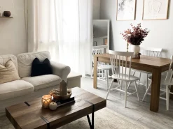 Beliani Tuoli Kumipuu Valkoinen 2 Kpl Burges Shop