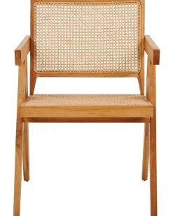 Beliani Tuoli Mahonki/Rottinki Vaalea Puu Westbrook Cheap