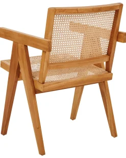 Beliani Tuoli Mahonki/Rottinki Vaalea Puu Westbrook Cheap