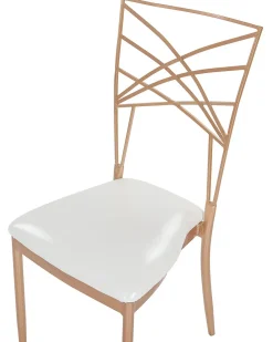 Beliani Tuoli Metalli Ruusukulta 2 Kpl Girard Hot