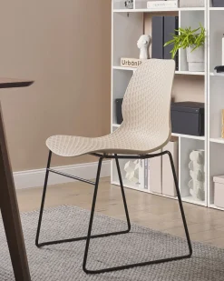 Beliani Tuoli Muovi Beige 4 Kpl Panora Best Sale