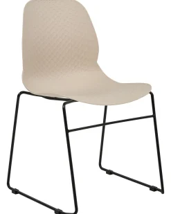 Beliani Tuoli Muovi Beige 4 Kpl Panora Best Sale