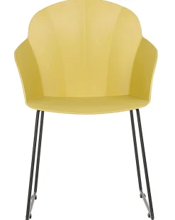 Beliani Tuoli Muovi Keltainen 2 Kpl Sylva Shop