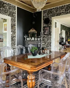 Beliani Tuoli Muovi Kirkas 2 Kpl Vermont Ii Fashion