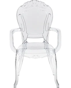 Beliani Tuoli Muovi Kirkas 2 Kpl Vermont Ii Fashion