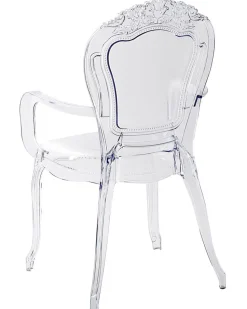 Beliani Tuoli Muovi Kirkas 2 Kpl Vermont Ii Fashion