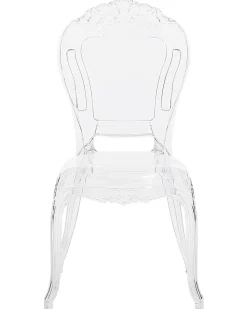 Beliani Tuoli Muovi Kirkas 2 Kpl Vermont Fashion