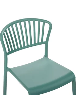 Beliani Tuoli Muovi Mintunvihrea 4 Kpl Gela Best Sale