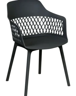 Beliani Tuoli Muovi Musta 2 Kpl Almira Cheap